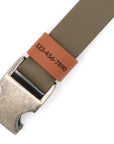 EMIL COLLAR TWO TONE | OLIVE-BROWN