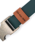 EMIL COLLAR TWO TONE | MOSS GREEN-BROWN