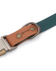 EMIL COLLAR TWO TONE | MOSS GREEN-BROWN