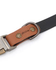 EMIL COLLAR TWO TONE | BLACK-BROWN