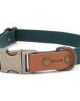 EMIL COLLAR TWO TONE | MOSS GREEN-BROWN