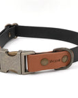 EMIL COLLAR TWO TONE | BLACK-BROWN