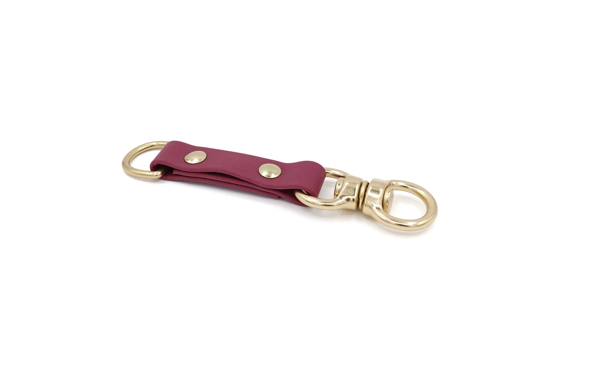 KARLA Dual Dog Leash | Brown + Burgundy