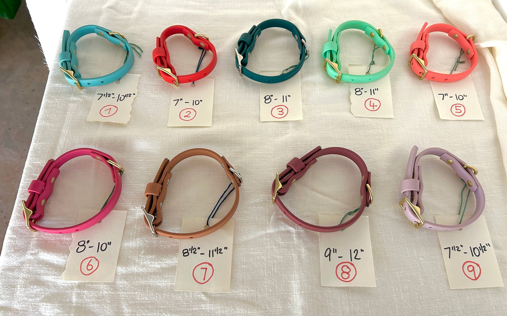 TINY COLLARS UNICOLOR (